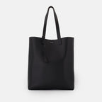 Tote bags Leather shopping bag Saint Laurent Black Man