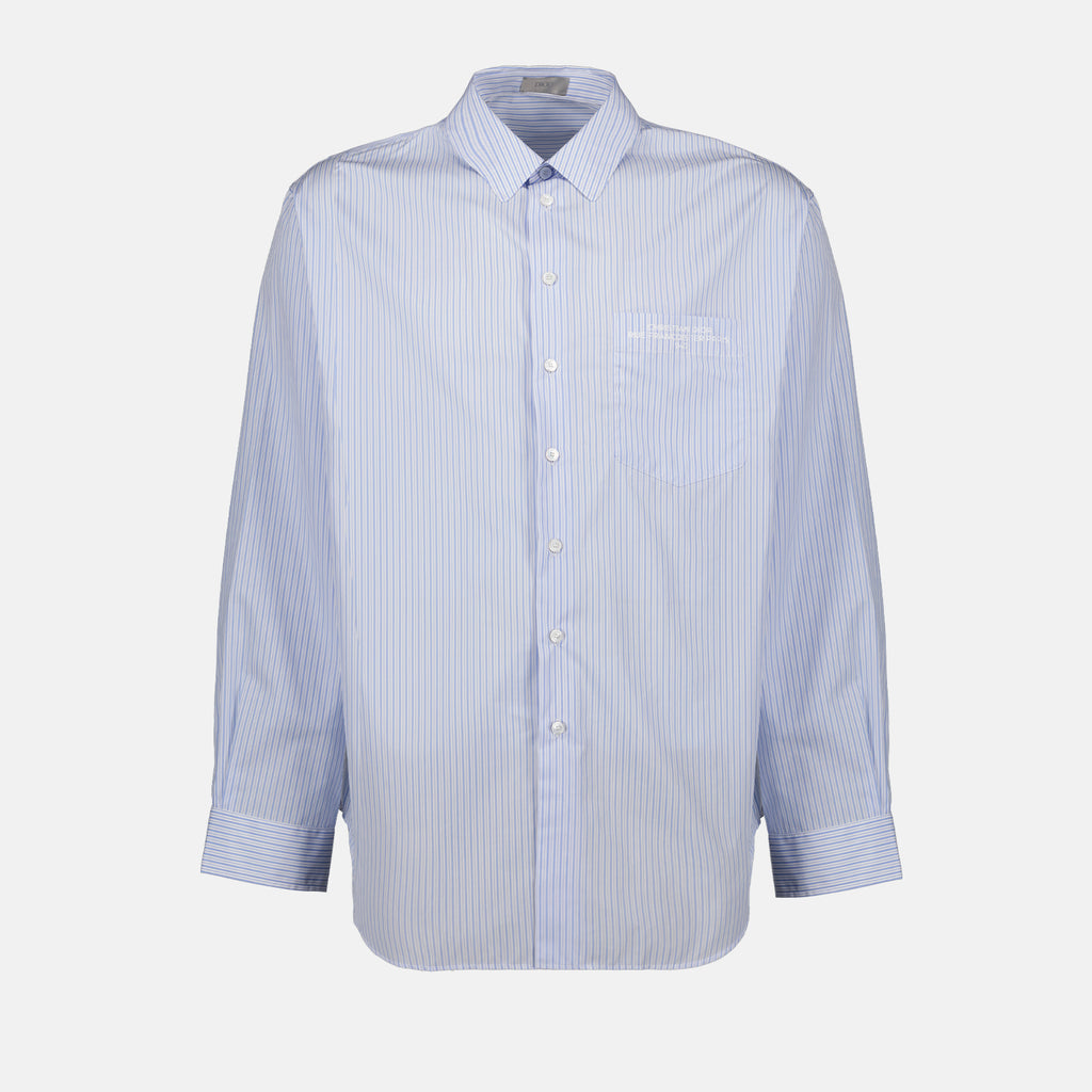 Chemises Chemise rayée Dior Bleu Homme
