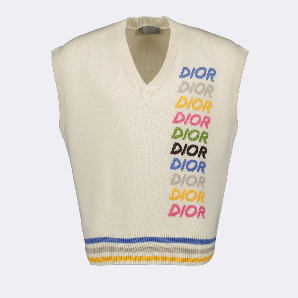 ニットウェア ノースリーブセーター Dior ベージュ 男