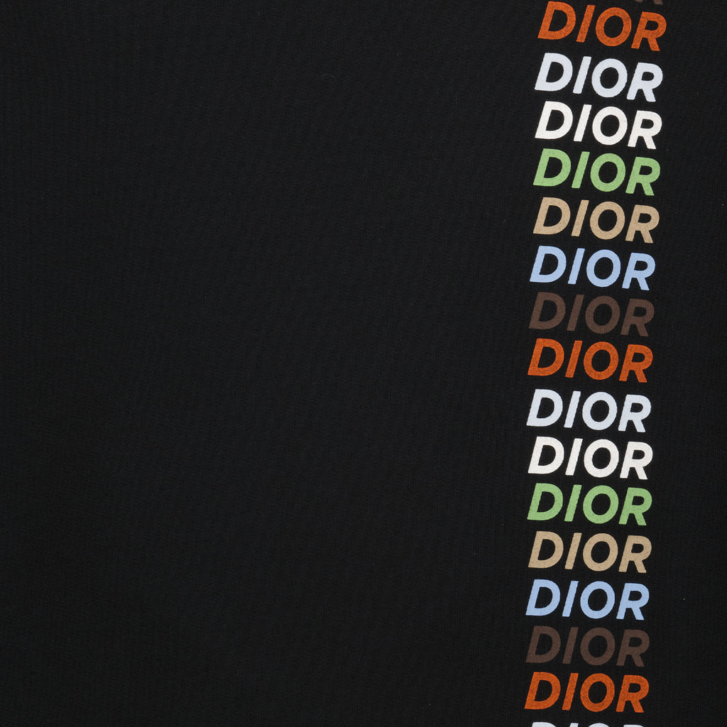 Sweatshirts Sweat à capuche à logos Dior Noir Homme