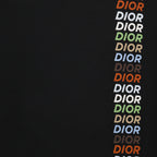 Sweatshirts Sweat à capuche à logos Dior Noir Homme