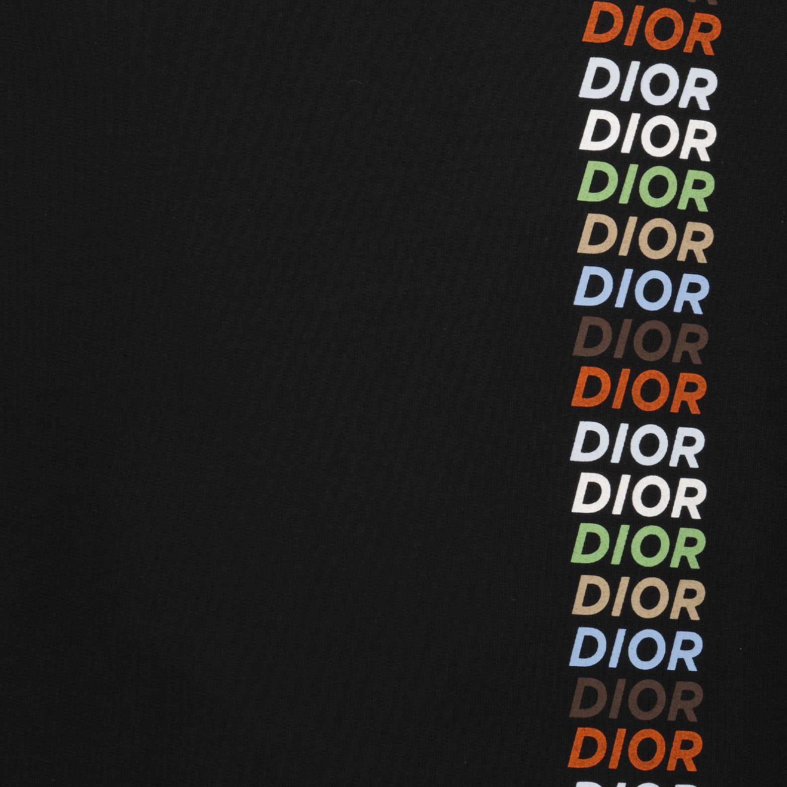 Sweatshirts Sweat à capuche à logos Dior Noir Homme