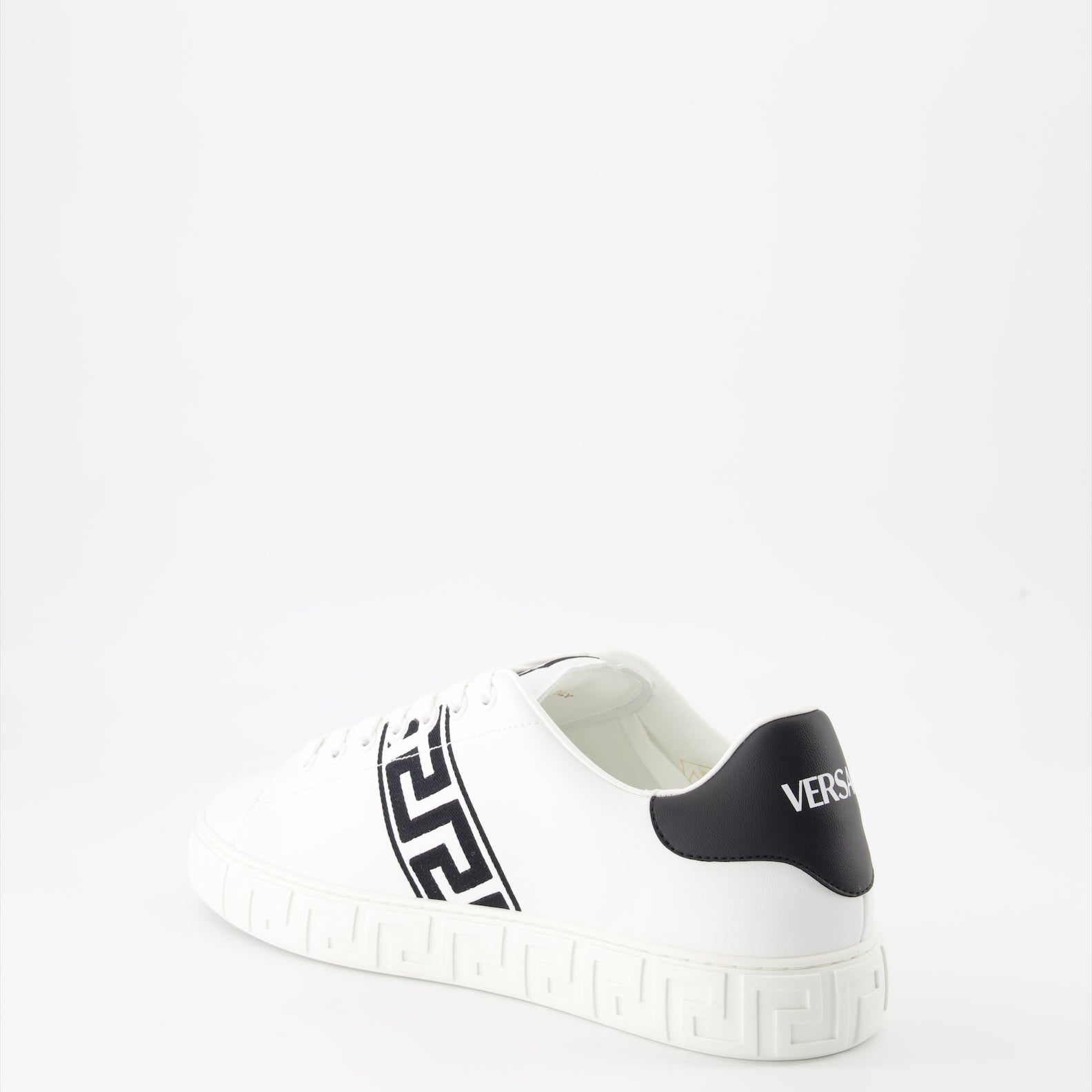 Baskets Baskets brodées Greca Versace Blanc Homme