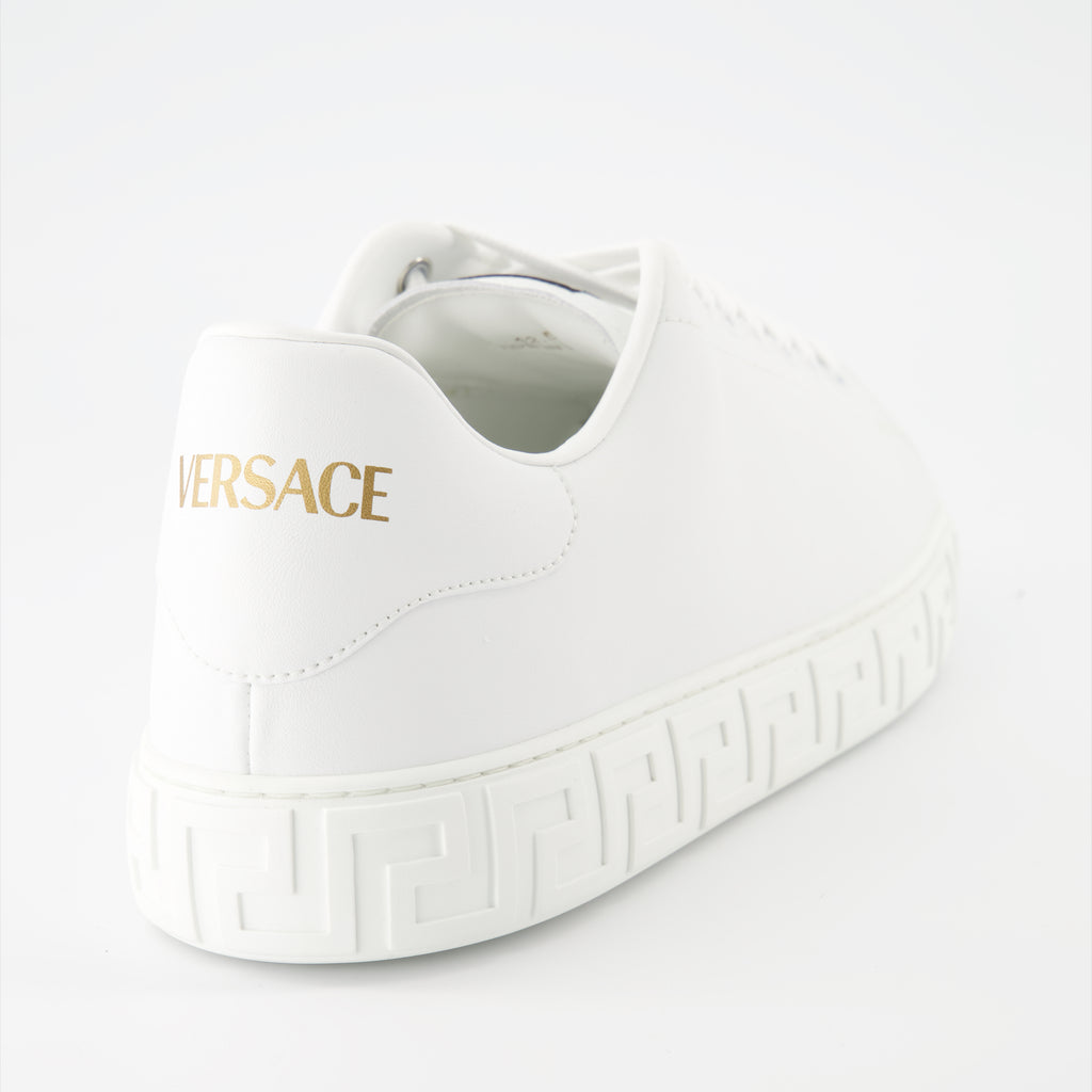 Baskets Baskets Greca Versace Blanc Homme