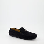 Mocassins Mocassins en suède Versace Noir Homme