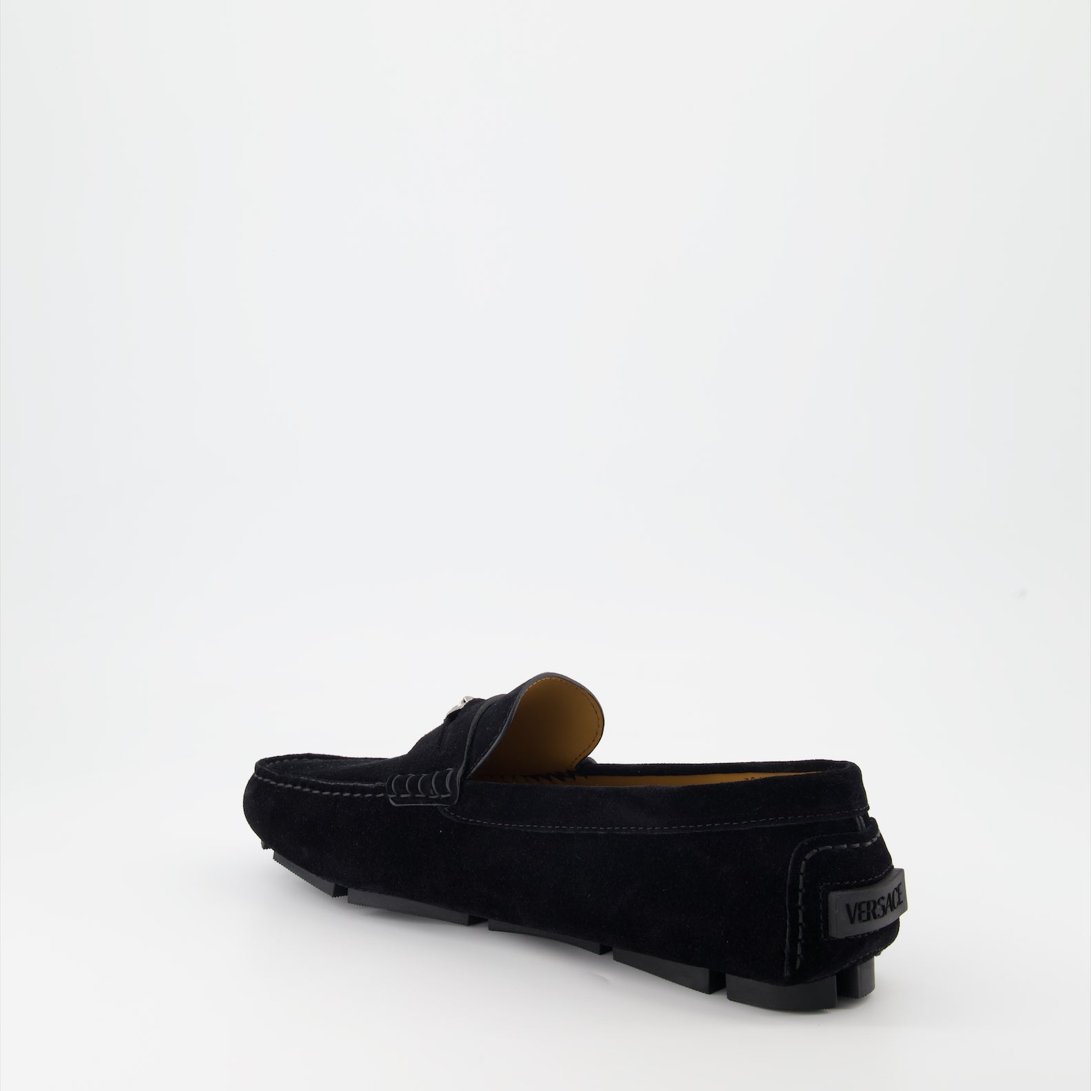 Mocassins Mocassins en suède Versace Noir Homme