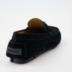 Mocassins Mocassins en suède Versace Noir Homme