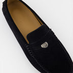 Mocassins Mocassins en suède Versace Noir Homme