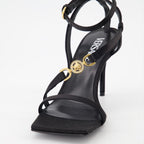 Chaussures ouvertes Sandales à talon Medusa '95 Versace Noir Femme