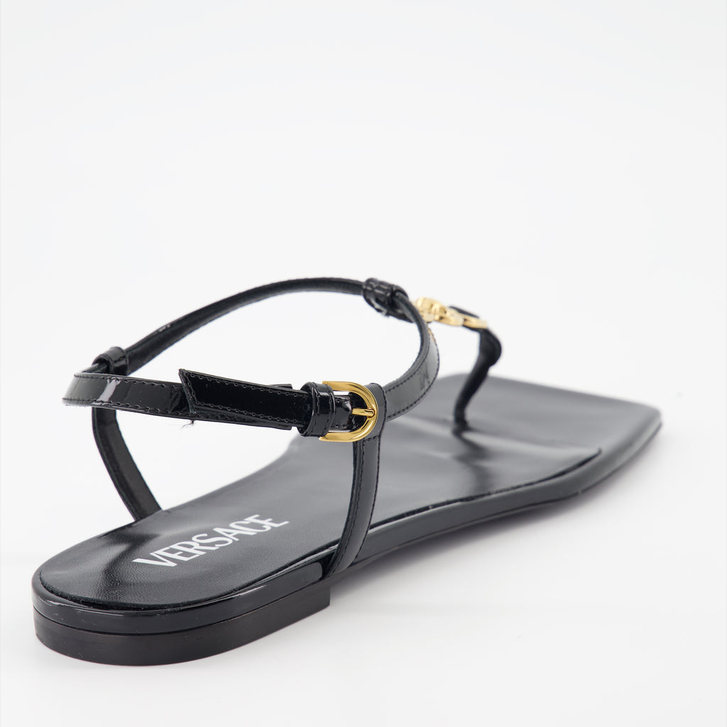 Scarpe aperte Sandales Medusa '95 Versace Nero Femme