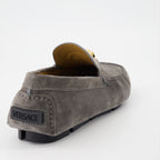 Mocassins Mocassins Driver la Medusa Versace Gris Homme