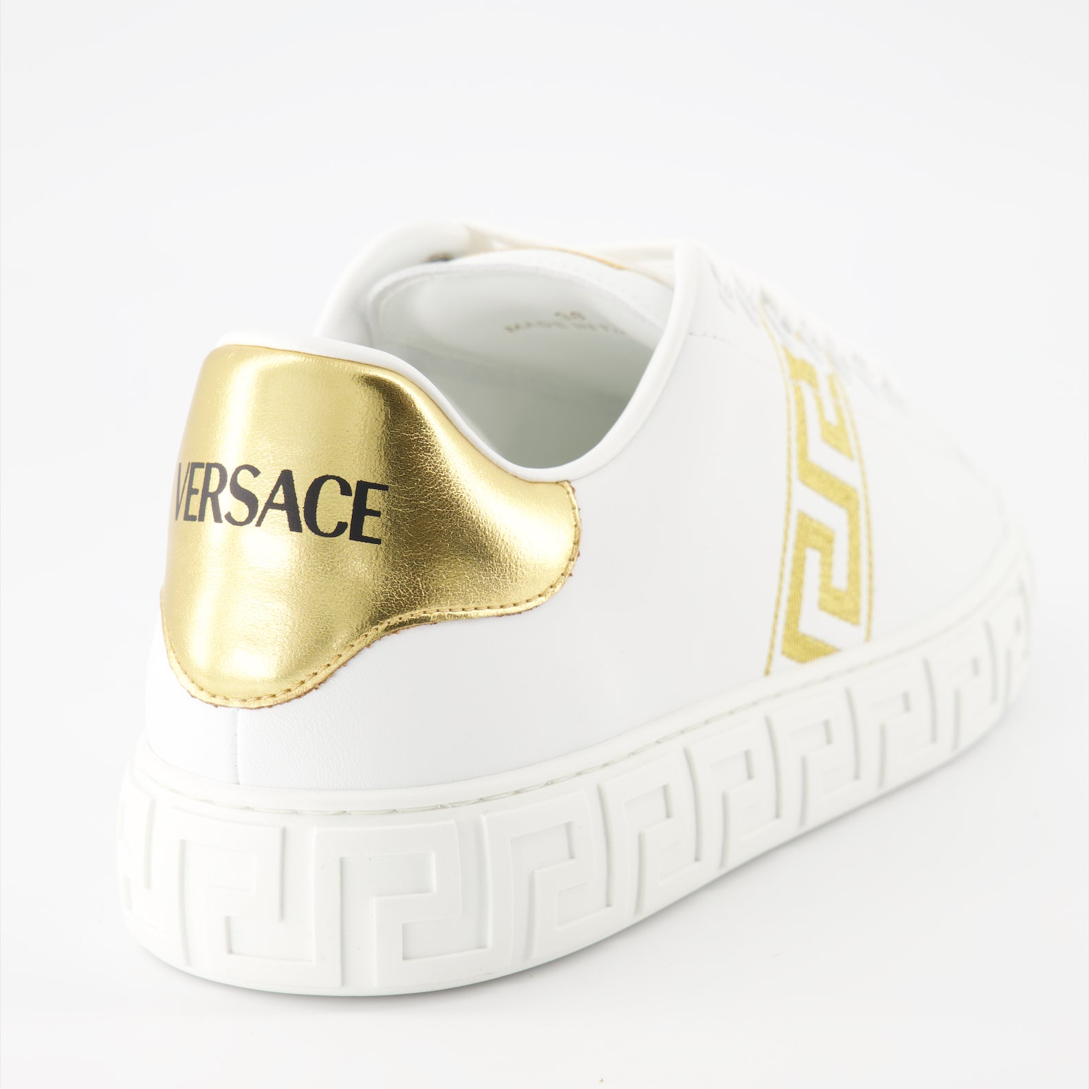 Baskets Baskets blanches Greca Versace Blanc Femme