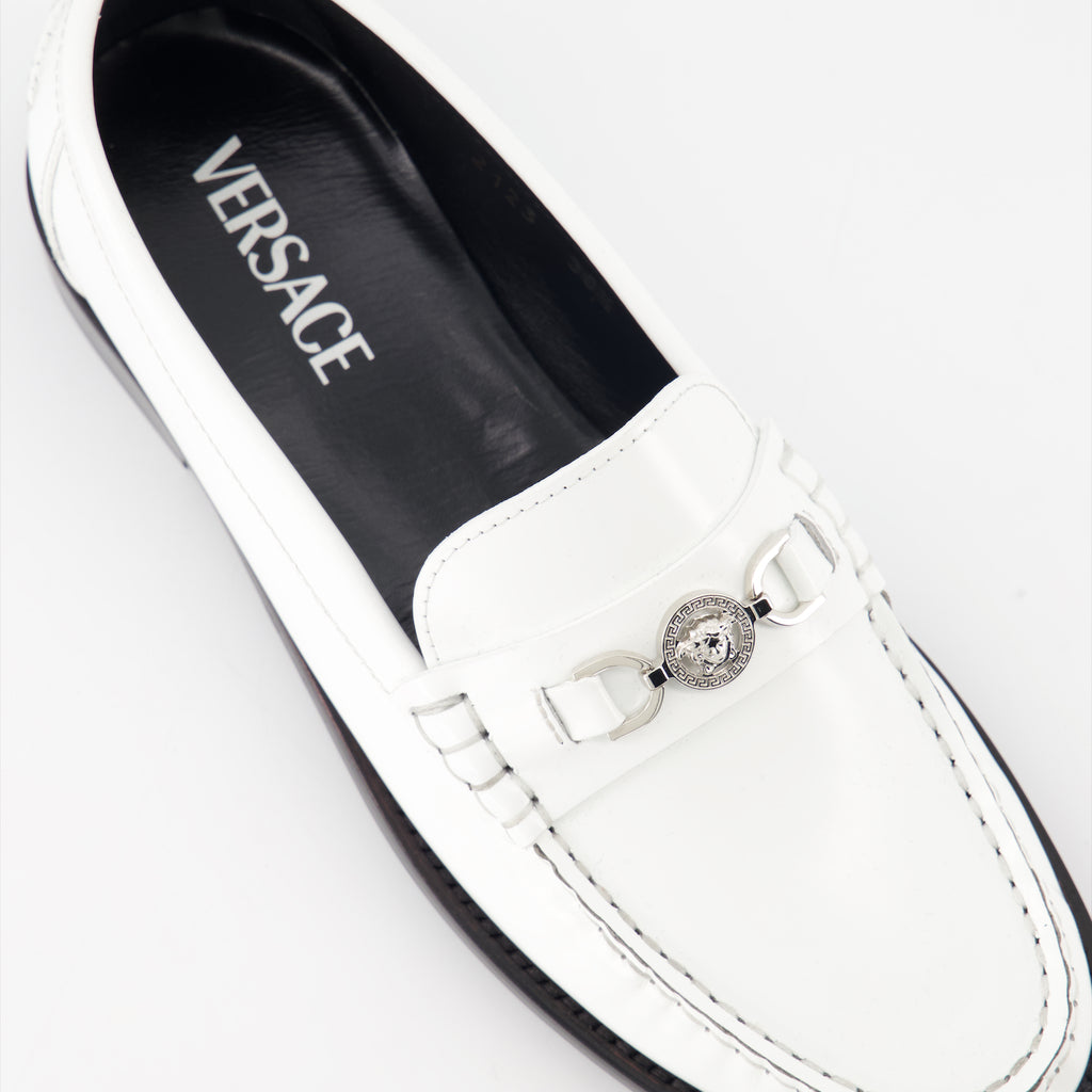 Mocassins Mocassins Medusa '95 Versace Blanc Femme