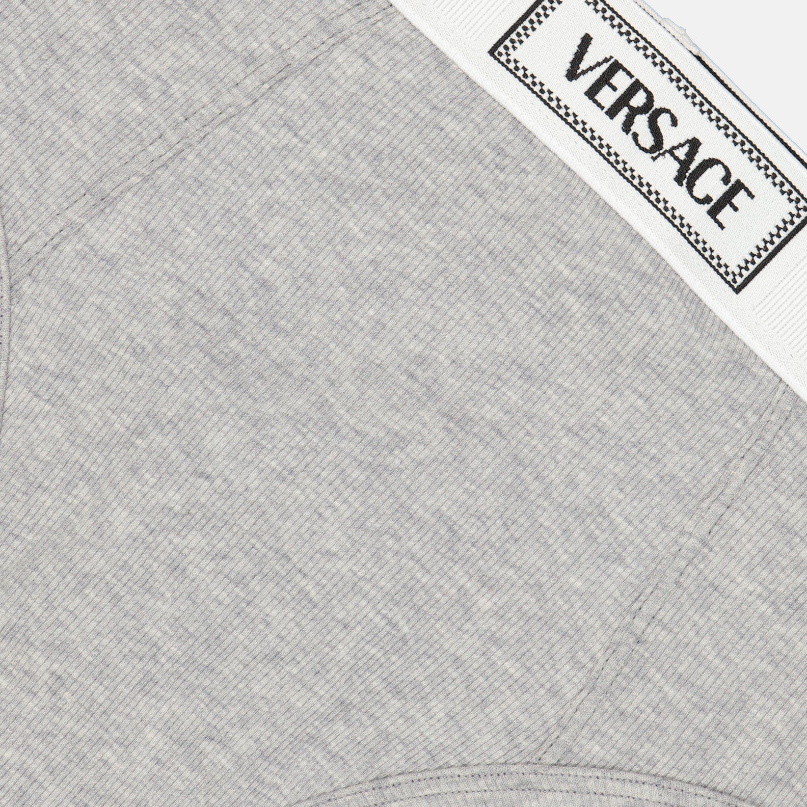 Ropa interior y homewear Logo Brief Versace Gris Femme