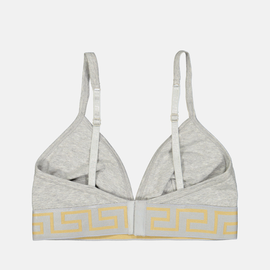 Sous-vêtements et homewear Brassière Medusa Greca Versace Gris Femme