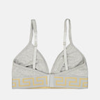 Sous-vêtements et homewear Brassière Medusa Greca Versace Gris Femme