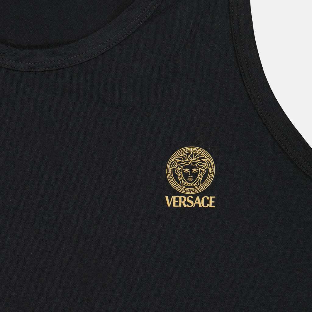 アンダーウェア・ホームウェア メドゥーサ タンクトップ Versace 黒 男