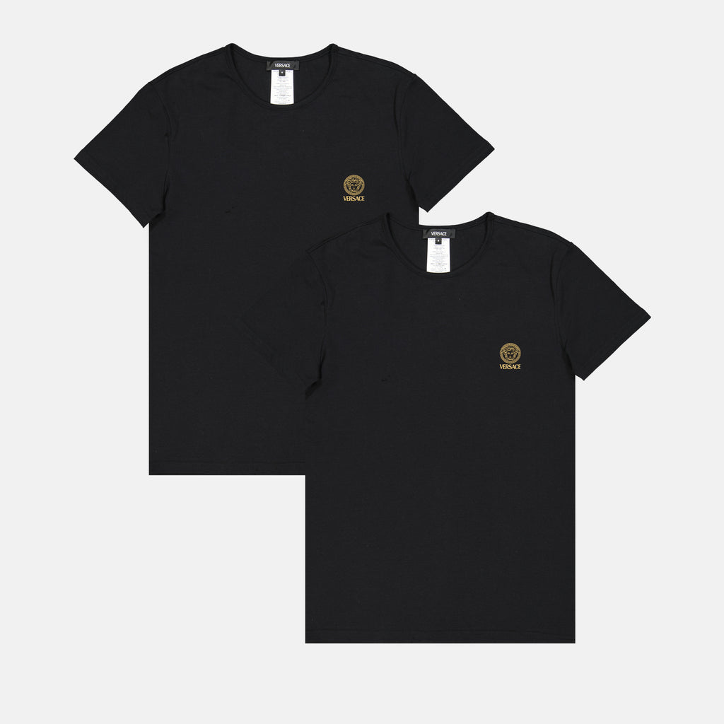 Sous-vêtements et homewear Lot de tricots de corps Versace Noir Homme