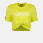 T-Shirts T-shirt crop 1978 Ré-Edition Versace Gelb Femme