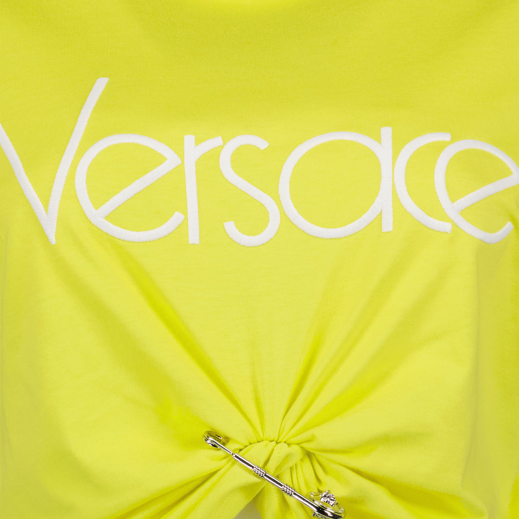 T-Shirts T-shirt crop 1978 Ré-Edition Versace Gelb Femme