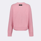 Maglieria Pull côtelé Versace Rosa Femme