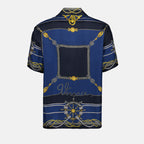 Camisas Chemise en soie Nautical Versace Azul Homme