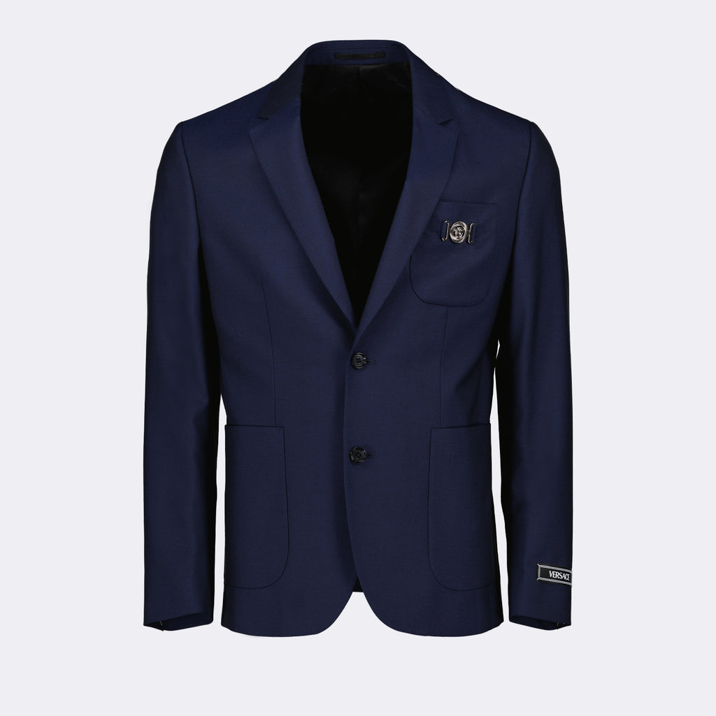 Vestes Veste blazer Versace Bleu Homme