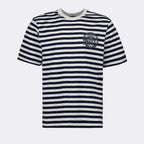 T-Shirts T-shirt marinière Versace Dunkelblau Homme