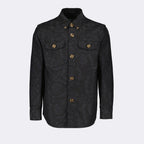 Vestes Veste chemise Barocco Versace Gris Homme