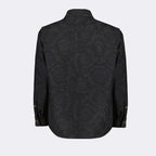 Vestes Veste chemise Barocco Versace Gris Homme