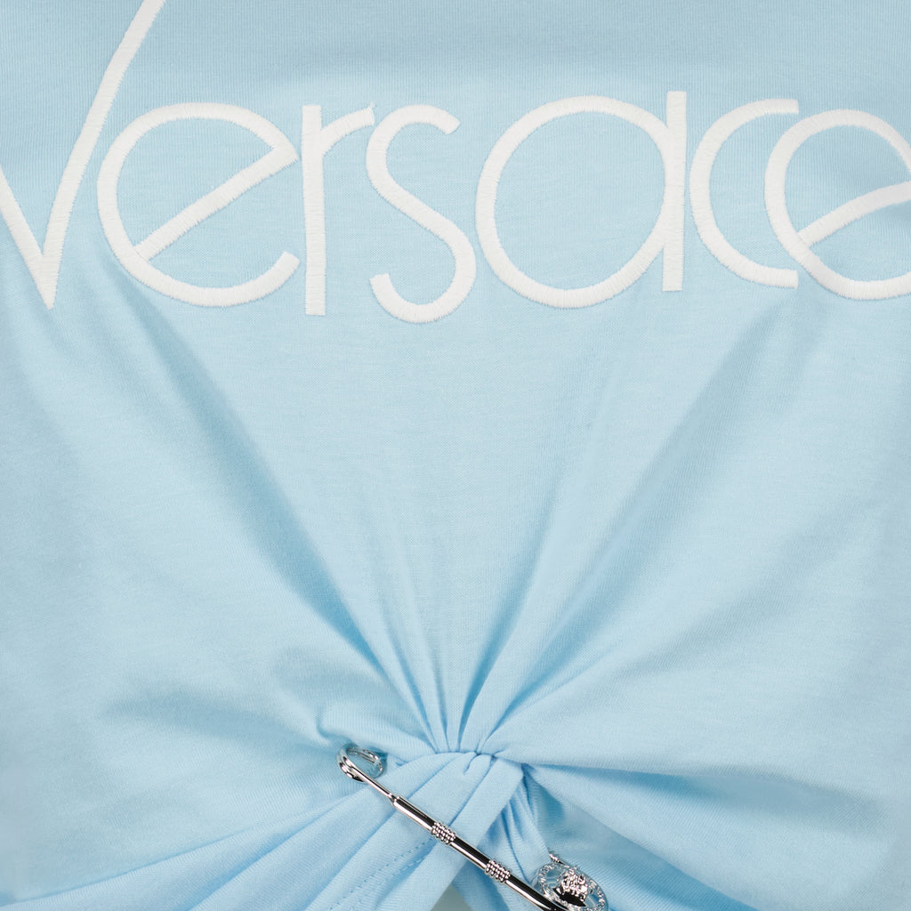 T-shirts T-shirt crop 1978 Ré-Edition Versace Bleu Femme