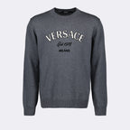 Prendas de punto Suéter Versace Milano Versace Gris Homme