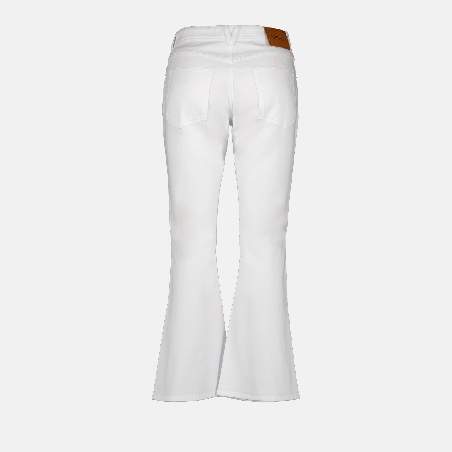 Pantalons Jean Medusa '95 Versace Blanc Femme