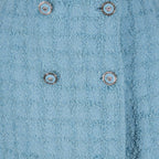 Jupes Mini-jupe en tweed Versace Bleu Femme
