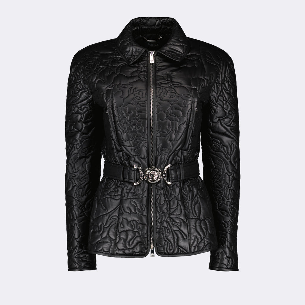 Giacche Veste matelassée Barocco Versace Nero Femme