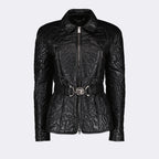 Giacche Veste matelassée Barocco Versace Nero Femme