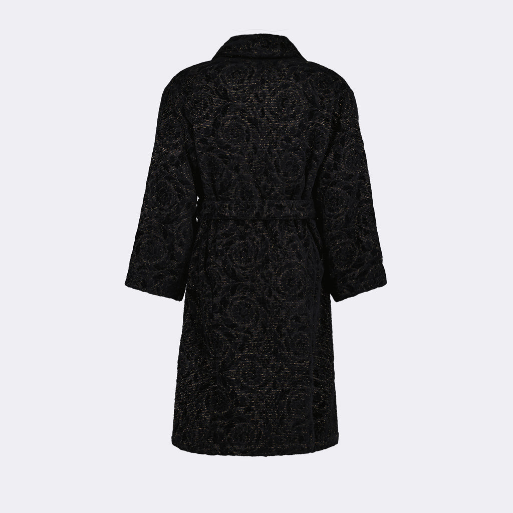 언더웨어 및 홈웨어 바로코 로브 Versace 검은색 남여공용