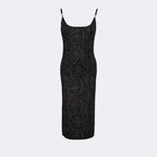 Vestidos Robe Barocco en lurex Versace Preto Femme