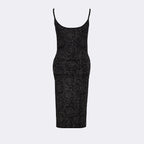 Vestidos Robe Barocco en lurex Versace Preto Femme