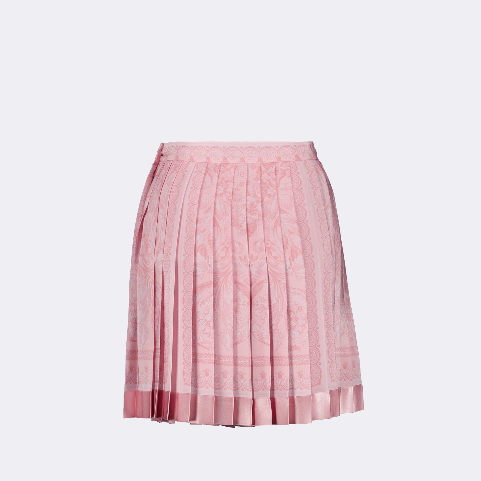 Jupes Jupe Barocco en soie Versace Rose Femme