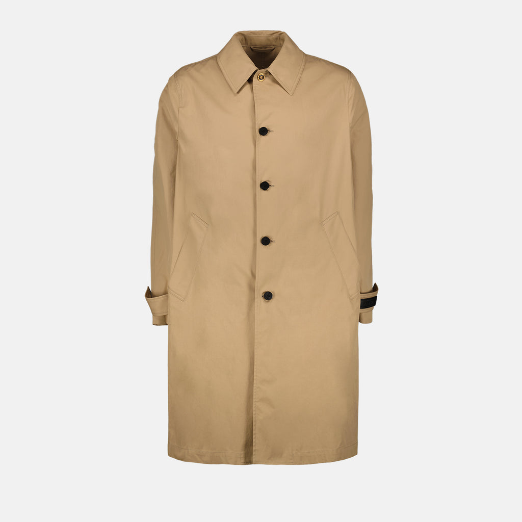 Manteaux Manteau à empiècement Barocco Versace Beige Homme