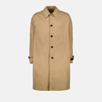 Manteaux Manteau à empiècement Barocco Versace Beige Homme