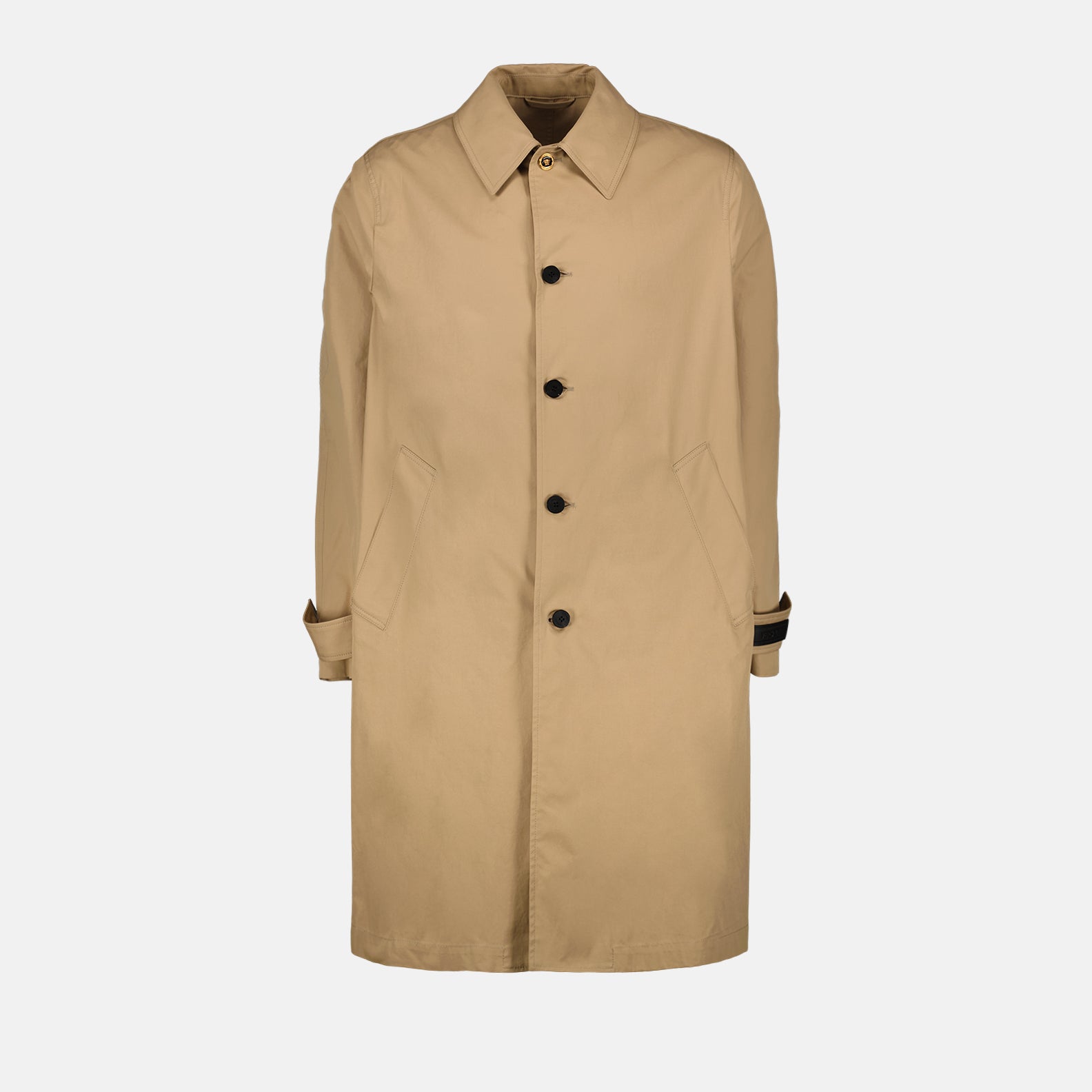 Manteaux Manteau à empiècement Barocco Versace Beige Homme