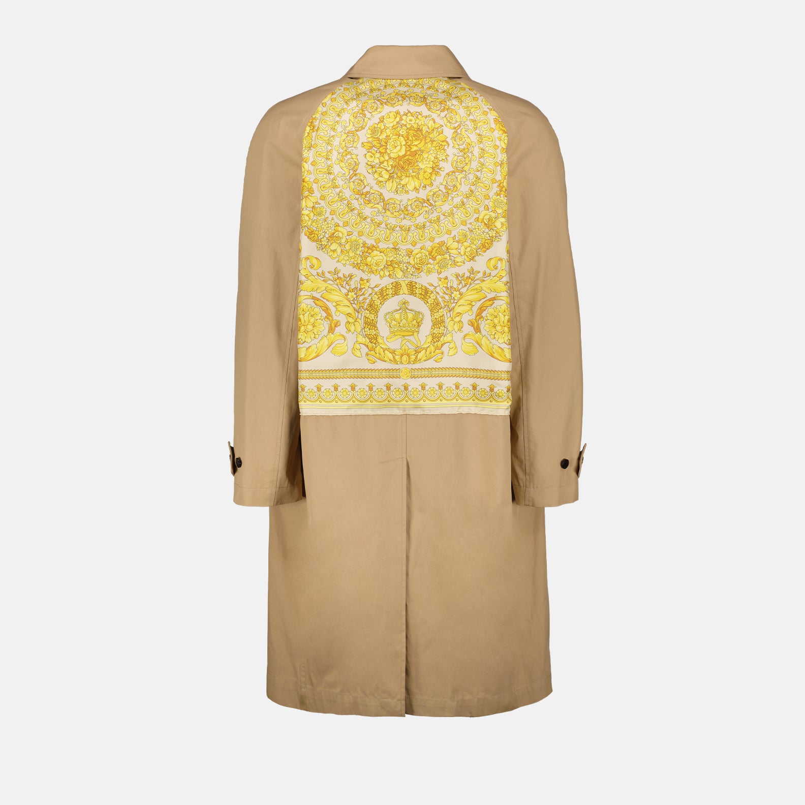 Manteaux Manteau à empiècement Barocco Versace Beige Homme