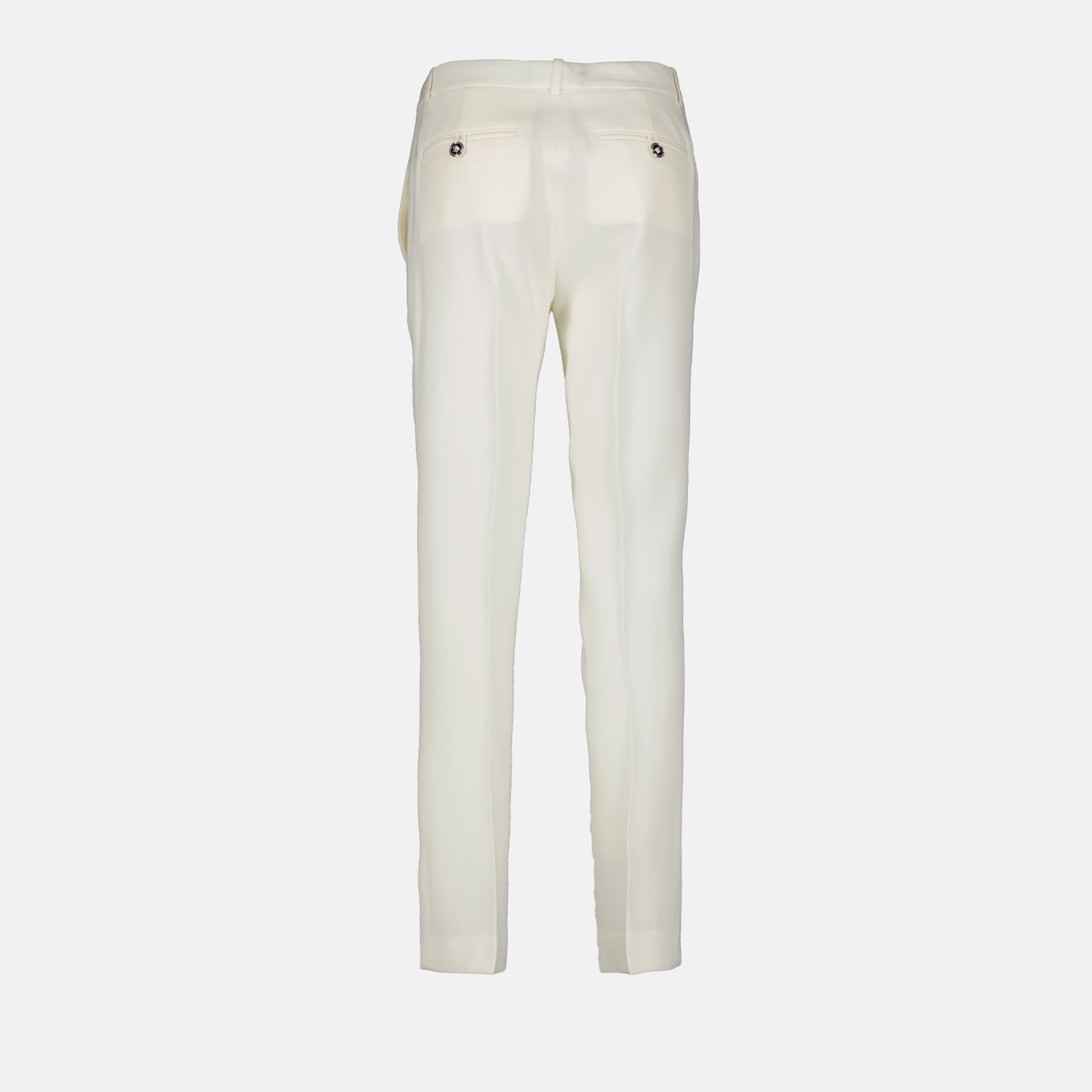 Pantalones Pantalon droit blanc Versace Beige Femme