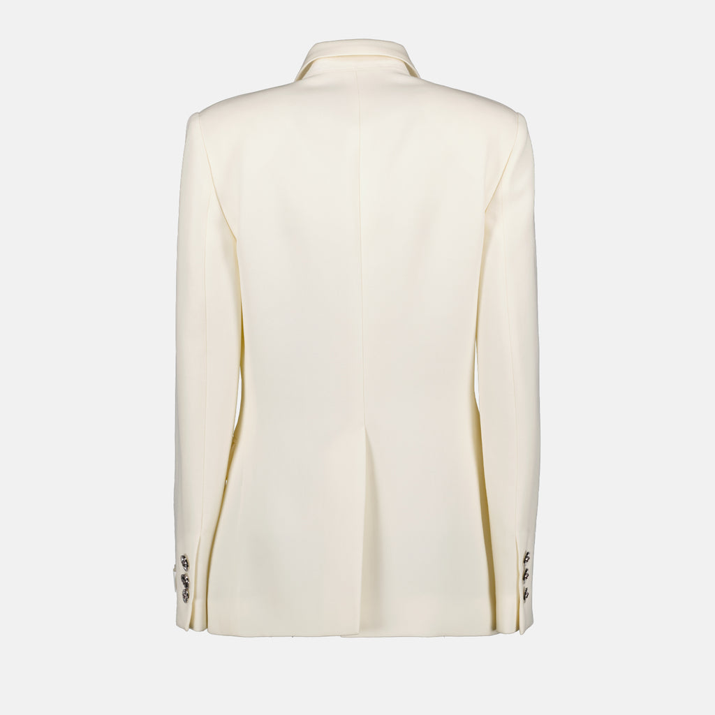 Jaquetas Blazer blanc Versace Branco Femme
