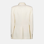 Jaquetas Blazer blanc Versace Branco Femme