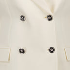 Jaquetas Blazer blanc Versace Branco Femme