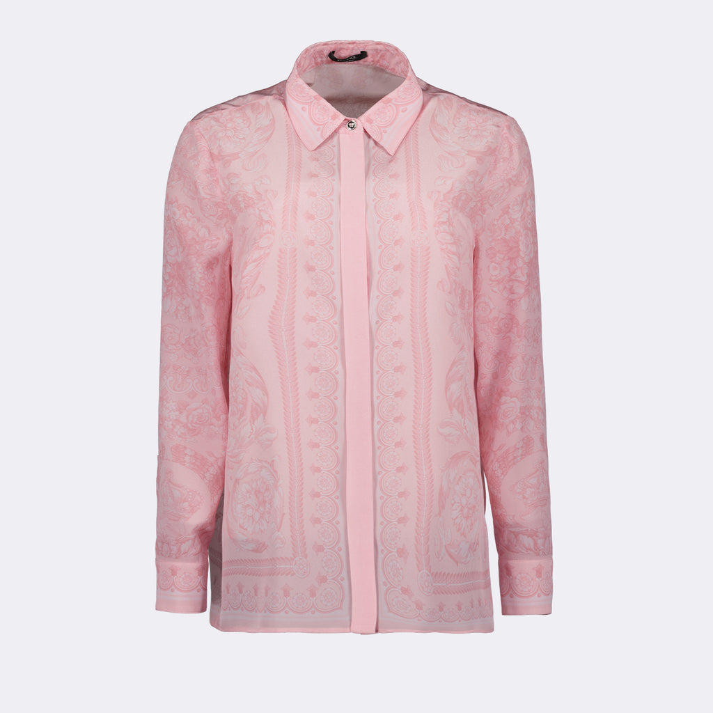 Camisas Chemise Barocco Versace Rosa Femme