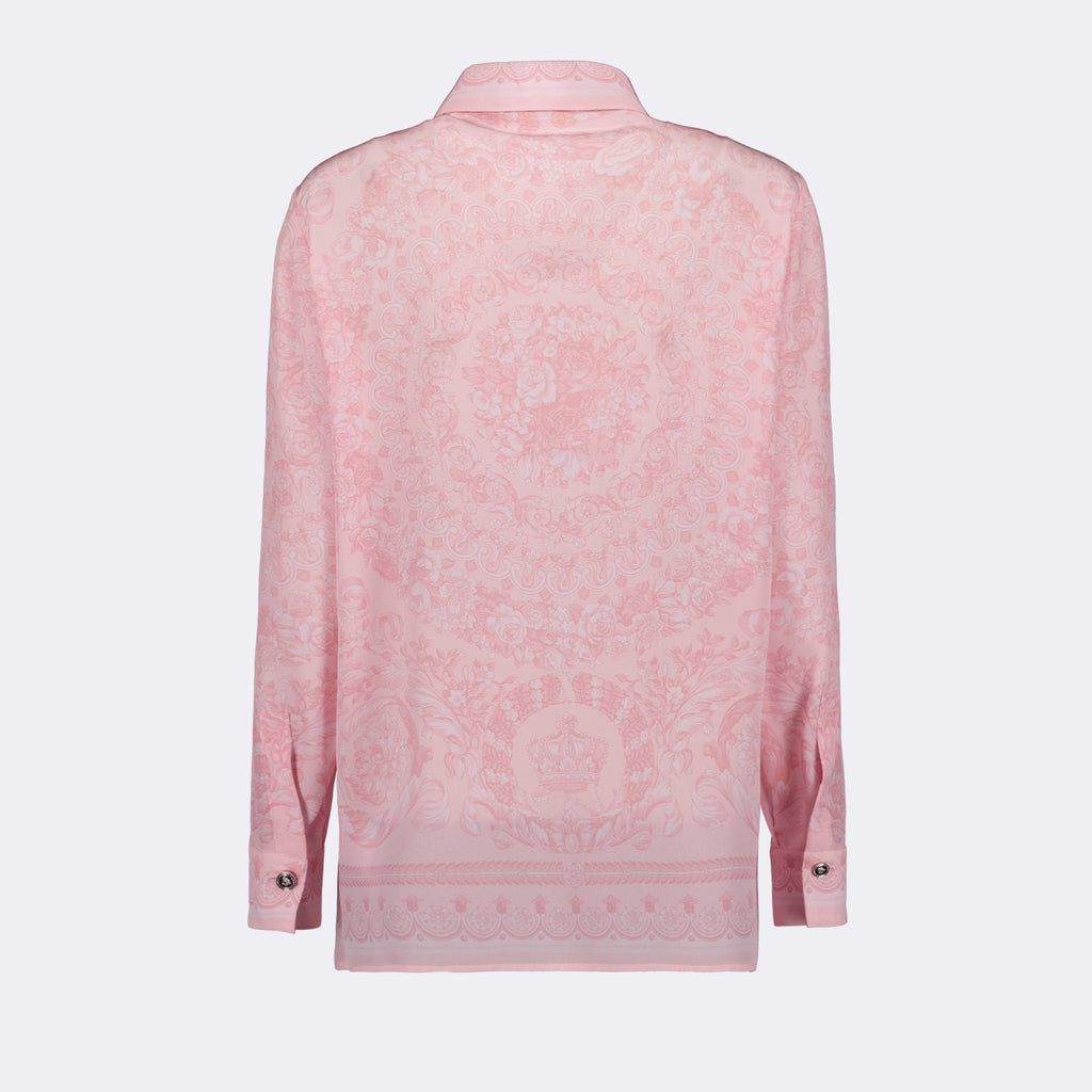 Camisas Chemise Barocco Versace Rosa Femme